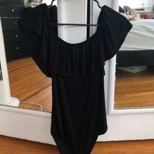 Francesca’s off the shoulder bodysuit